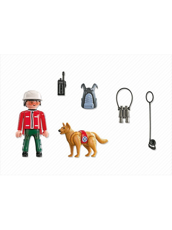 PLAYMOBIL Country 5431 Sauveteur de Montagne avec Chien