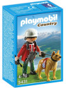 PLAYMOBIL Country 5431 Sauveteur de Montagne avec Chien