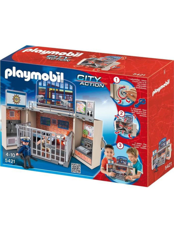 PLAYMOBIL City action  5421 Coffre Poste de Police