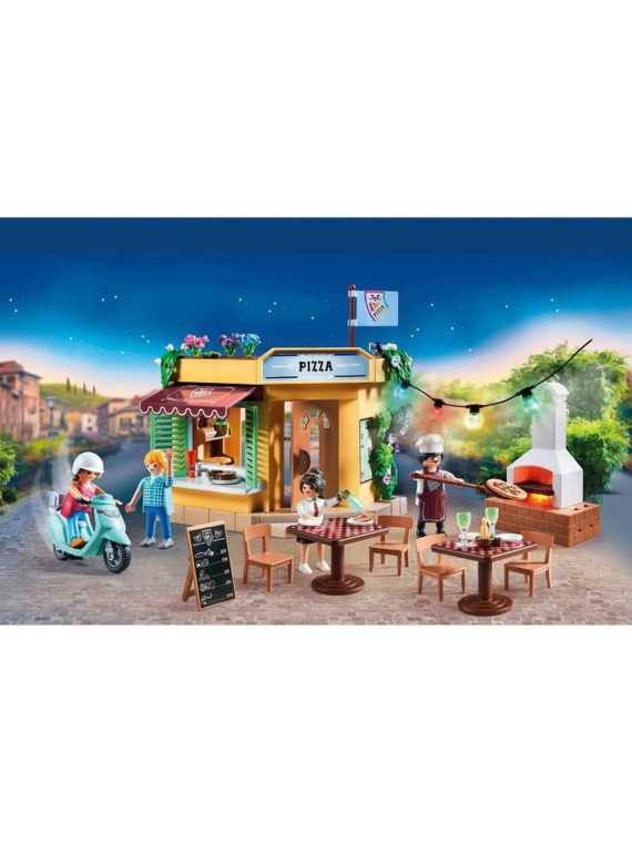 PLAYMOBIL 70336 Pizzeria avec Terrasse city life