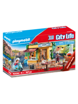 PLAYMOBIL 70336 Pizzeria avec Terrasse city life