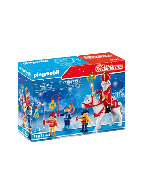 Playmobil 5593 christmas Saint Nicolas avec enfants