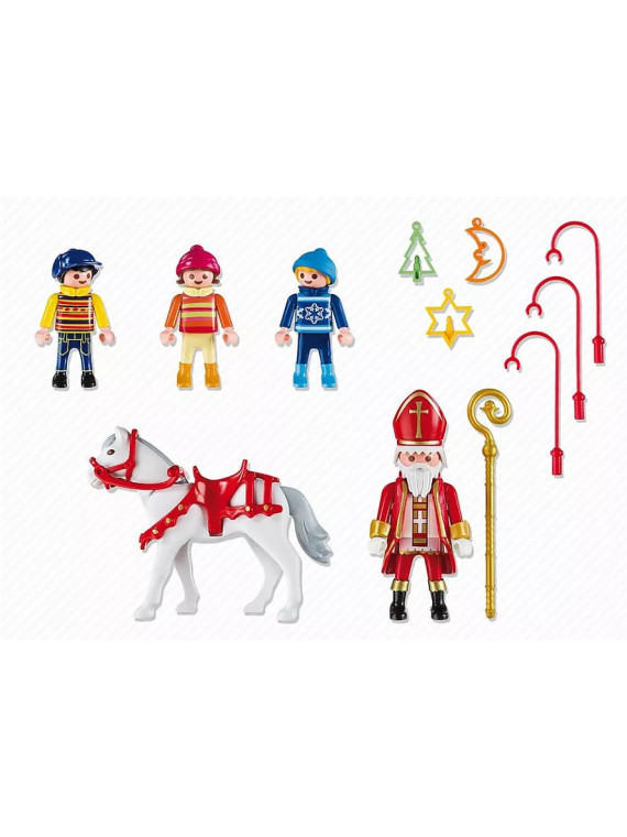 Playmobil 5593 christmas Saint Nicolas avec enfants