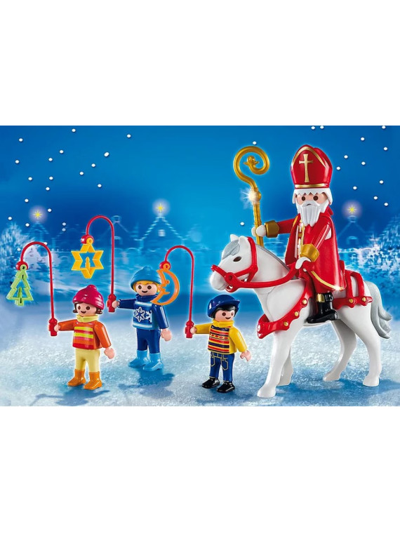 Playmobil 5593 christmas Saint Nicolas avec enfants