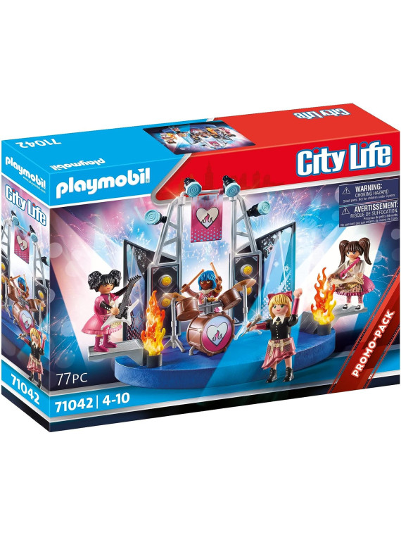 Playmobil  City Life 71042 Groupe de Rock