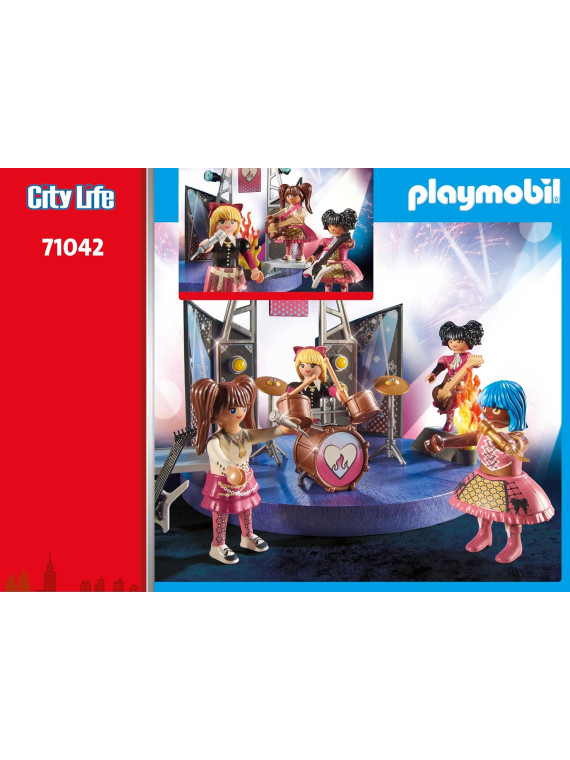 Playmobil  City Life 71042 Groupe de Rock