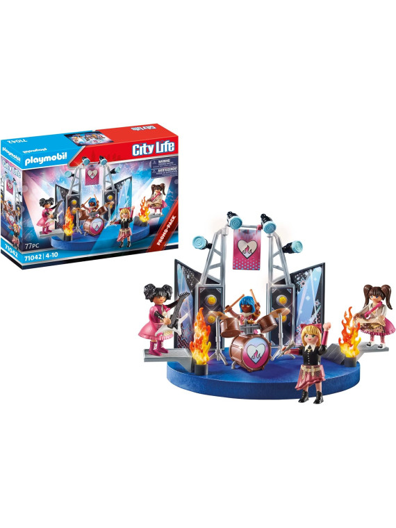 Playmobil  City Life 71042 Groupe de Rock