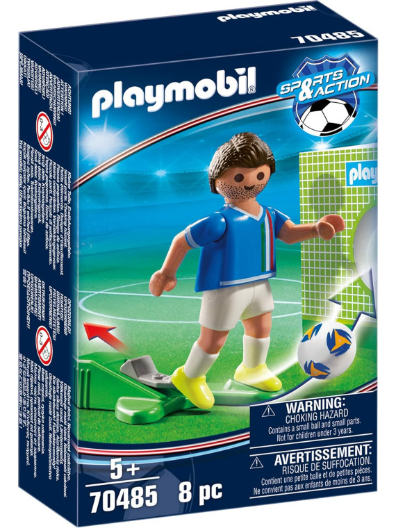 PLAYMOBIL 70485 Sports et Action Joueur de foot Italie