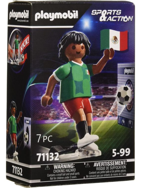 PLAYMOBIL 71132 Sports et Action Joueur de foot Mexique