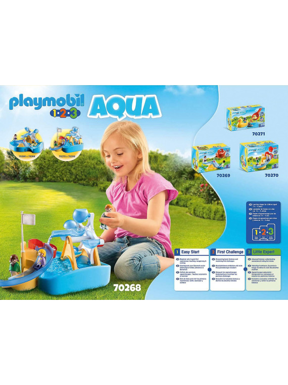 PLAYMOBIL aqua  1.2.3  70268  Carrousel aquatique