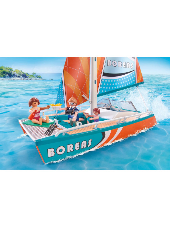 PLAYMOBIL 71043 Family Fun  Promo Pack Catamaran