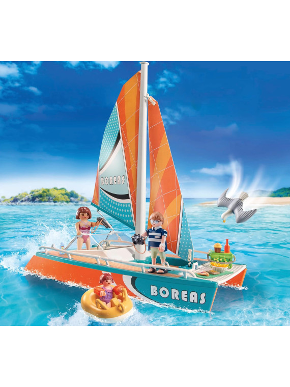 PLAYMOBIL 71043 Family Fun  Promo Pack Catamaran