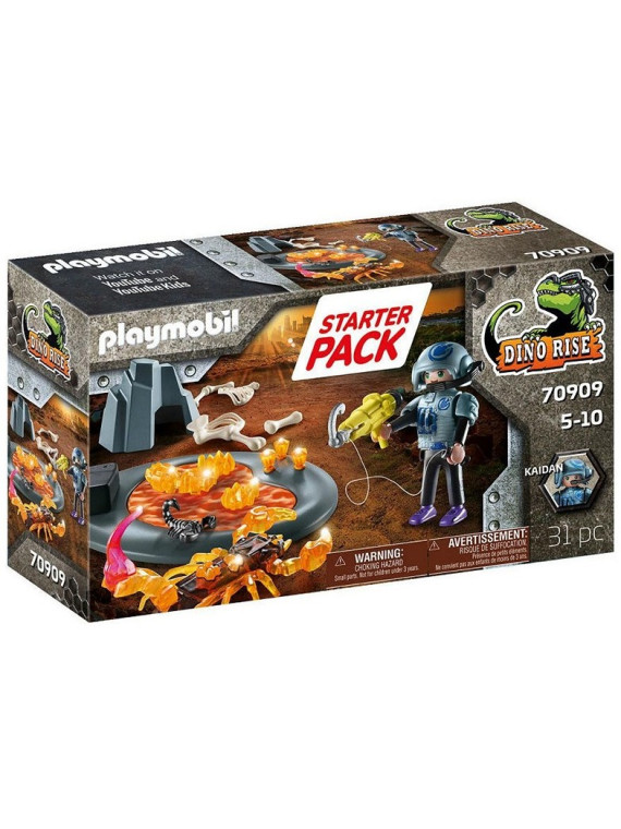 Playmobil 70909 Starter Pack Agent avec Scorpion de feu