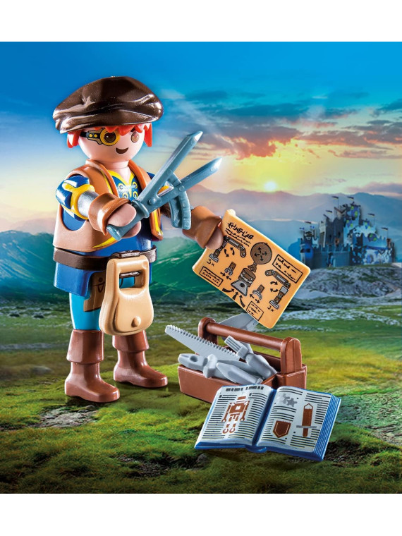 PLAYMOBIL Novelmore 71302 Dario avec Outils