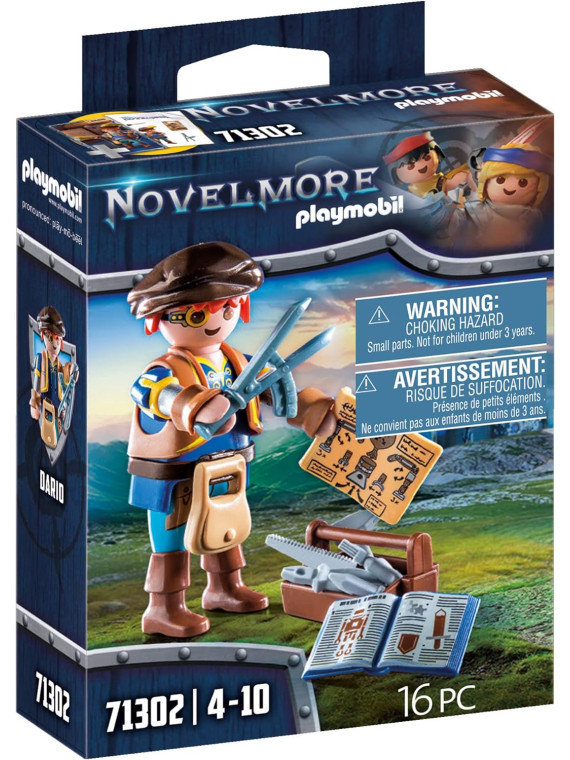 PLAYMOBIL Novelmore 71302 Dario avec Outils