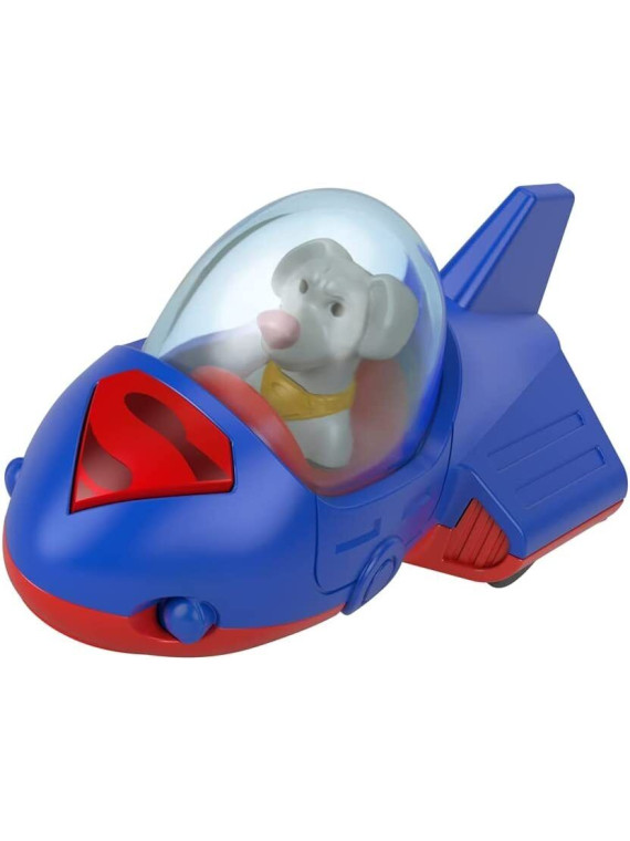 FISHER-PRICE FIGURINE DC COMICS SUPERPETS KRYPTO AVION