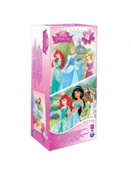 PUZZLE  DISNEY PRINCESSES LOT DE 2 DE 48 PIÈCES...