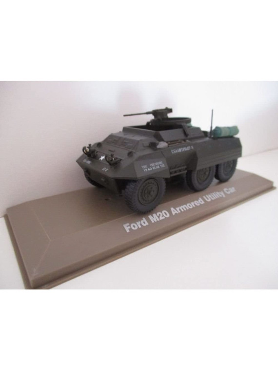 CHAR FORD M20 VERT ET NOIR ARMORED UTILITY 1/43 EDITIONS ATLAS