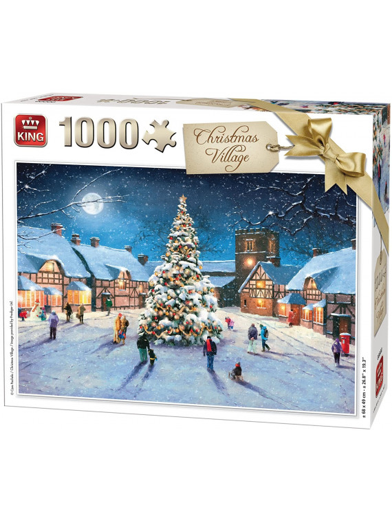 King 5610 Puzzle Village de Noël 1000 pièces