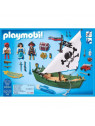 PLAYMOBIL 70151 Les Pirates  Chaloupe des pirates avec moteur submersible