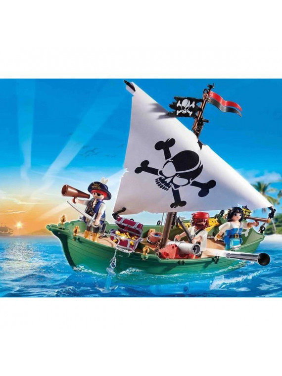 PLAYMOBIL 70151 Les Pirates  Chaloupe des pirates avec moteur submersible