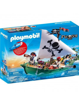 PLAYMOBIL 70151 Les Pirates  Chaloupe des...