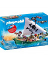 PLAYMOBIL 70151 Les Pirates  Chaloupe des pirates avec moteur submersible