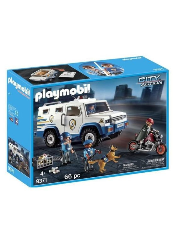 PLAYMOBIL 9371 City Action Fourgon Blindé