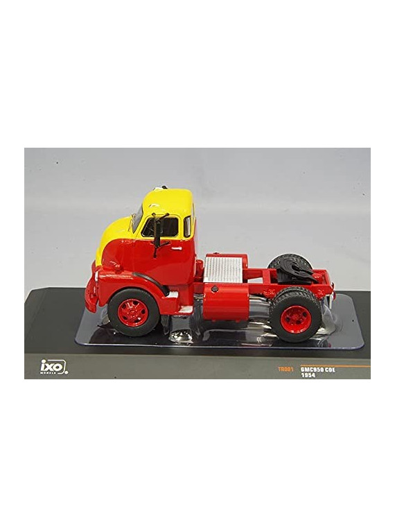 IXO MODELS TR081 GMC 950  COE Camion 1954 Rouge et Jaune