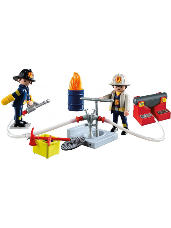 PLAYMOBIL 5651 CITY ACTION VALISETTE POMPIERS