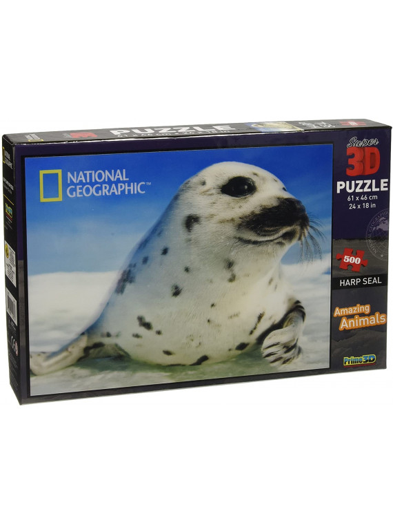 NATIONAL GEOGRAPHIC PUZZLE PRIME 3D PHOQUE 500 PIECES  100728