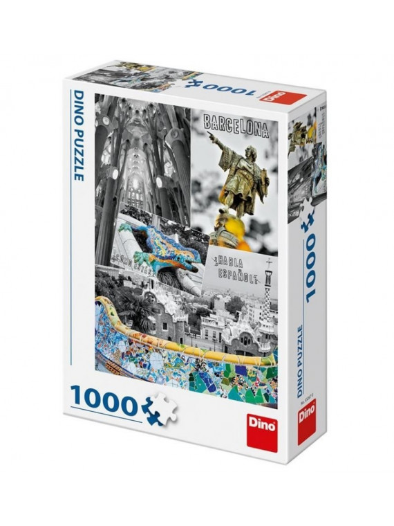 DINO PUZZLE BARCELONE ESPAGNE 1000 PIECES 532670