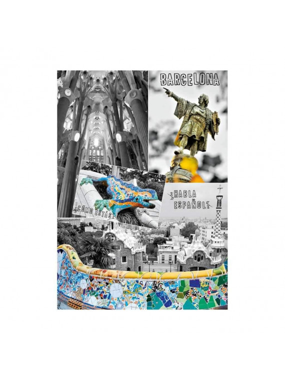 DINO PUZZLE BARCELONE ESPAGNE 1000 PIECES 532670