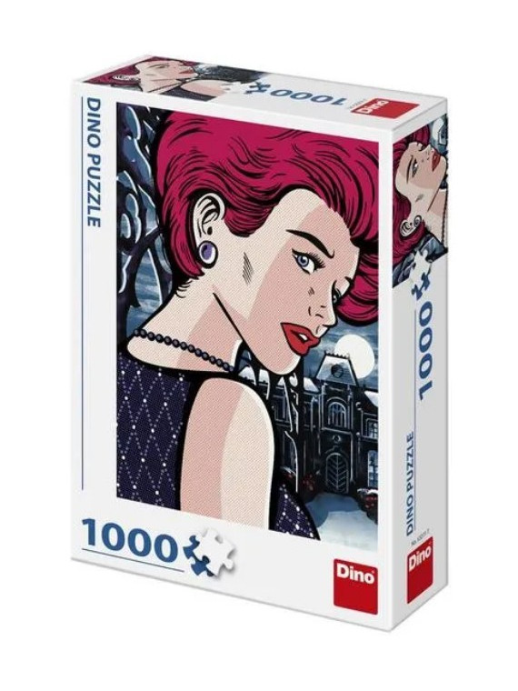 DINO PUZZLE POP ART LA FEMME MYSTERIEUSE 1000 PIECES 532717