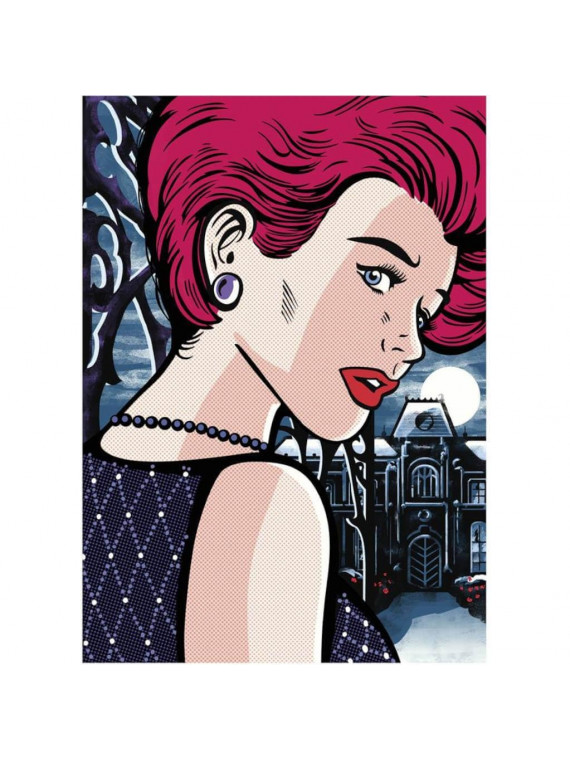 DINO PUZZLE POP ART LA FEMME MYSTERIEUSE 1000 PIECES 532717