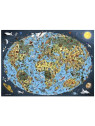 DINO PUZZLE CARTE DU MONDE ILLUSTREE 1000 PIECES 532816