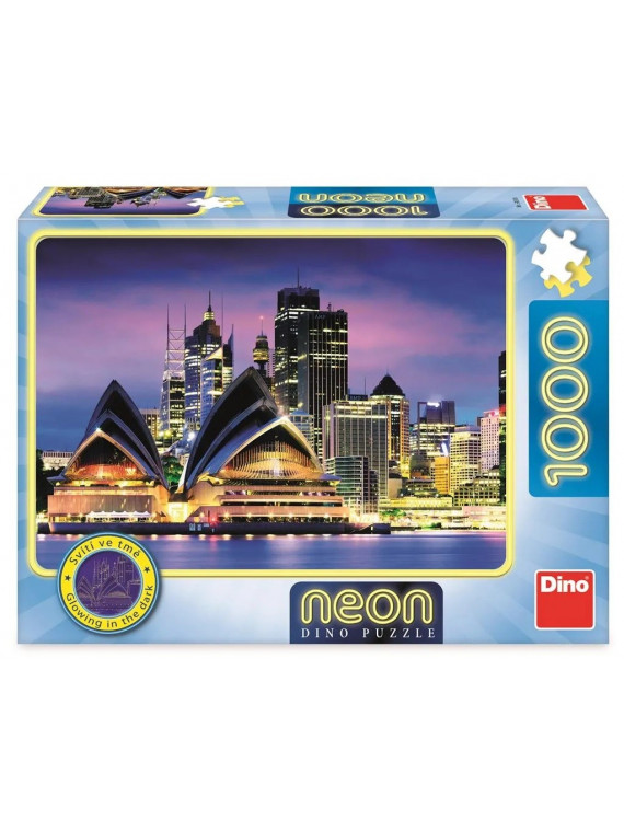 DINO PUZZLE NEON  OPERA DE SYDNEY 1000 PIECES 541306