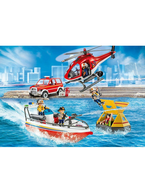 Playmobil city action 9319 Unité d'intervention des pompiers