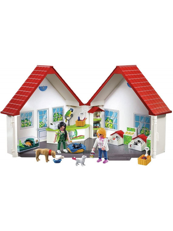 PLAYMOBIL 5633 CITY LIFE MAISON ANIMALERIE TRANSPORTABLE