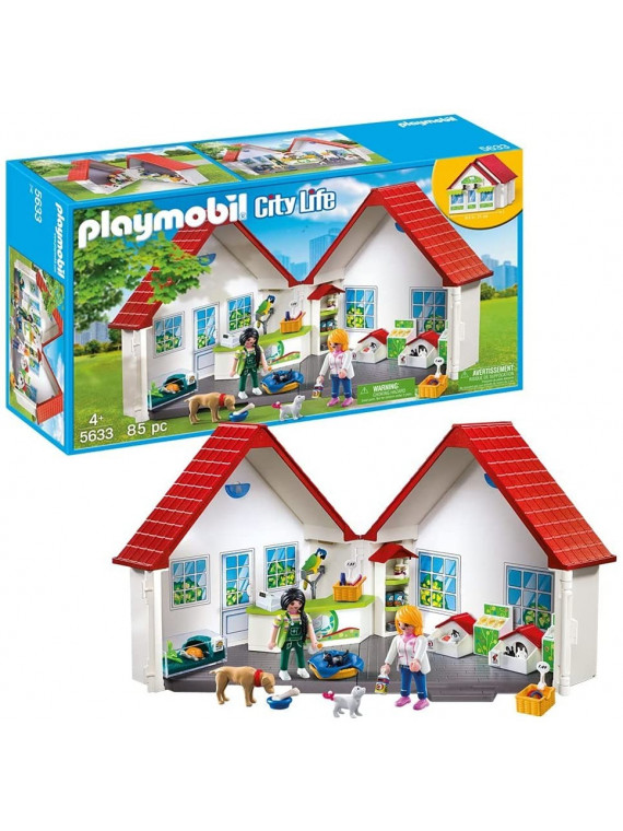 PLAYMOBIL 5633 CITY LIFE MAISON ANIMALERIE TRANSPORTABLE