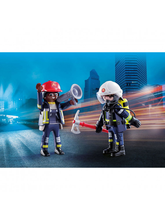 PLAYMOBIL 70081 DUO PACK SAUVETEUR POMPIER