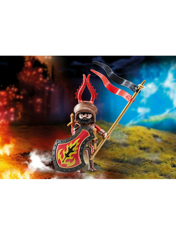 PLAYMOBIL 9837 Chef des Burnham Raiders sous sachet scellé