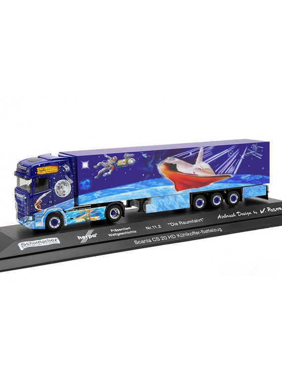 HERPA 122078 SCANIA CS20 4x2 avec remorque frigo 3 essieux 1/87