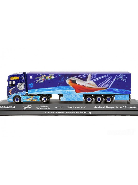 HERPA 122078 SCANIA CS20 4x2 avec remorque frigo 3 essieux 1/87