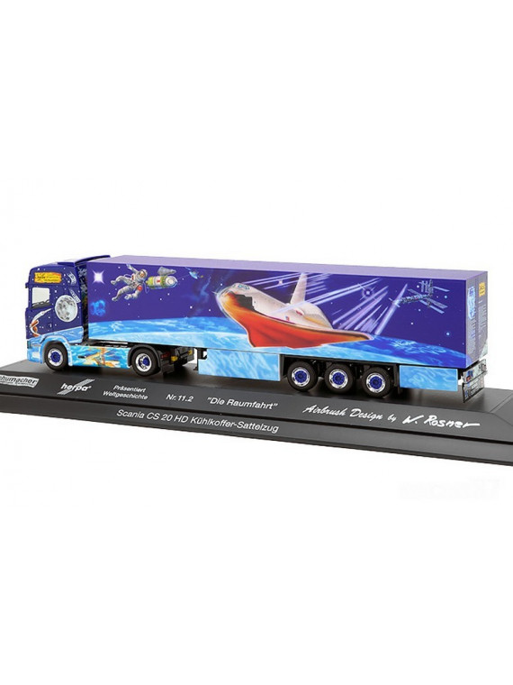 HERPA 122078 SCANIA CS20 4x2 avec remorque frigo 3 essieux 1/87