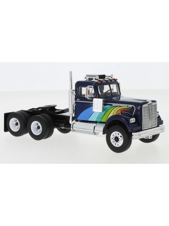 IXO MODELS TR077  Camion White Western Star 4864 1970 Noir bleu 1/43