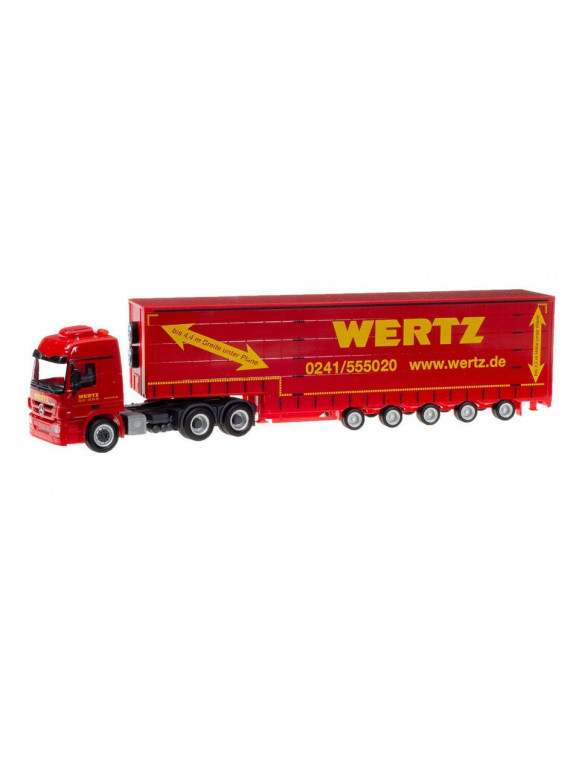 Mercedes-Benz Actros avec semi-remorque à col de cygne WERTZ HERPA 309431