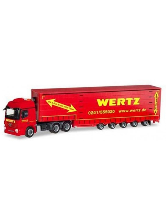 Mercedes-Benz Actros avec semi-remorque à col de cygne WERTZ HERPA 309431