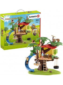 SCHLEICH   Cabane aventure dans les arbres...